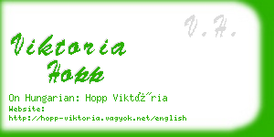 viktoria hopp business card